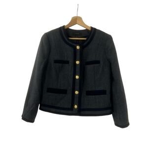 J. Crew Wool Cropped Lady Jacket Sz 10P
